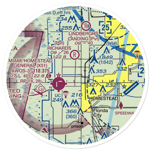 The Wright Place STOLport (4FD3) VFR Sectional Sticker (20 mile)