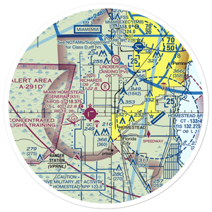 The Wright Place STOLport (4FD3) VFR Sectional Sticker (30 mile)