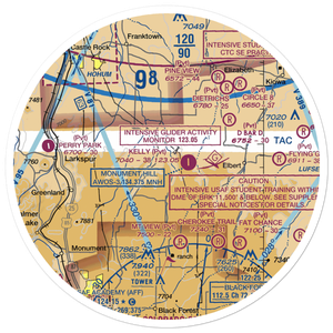 Ambrosich Field (4CO7) VFR Sectional Sticker (30 mile)