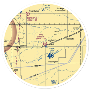 Griffin Field (4CO3) VFR Sectional Sticker (30 mile)