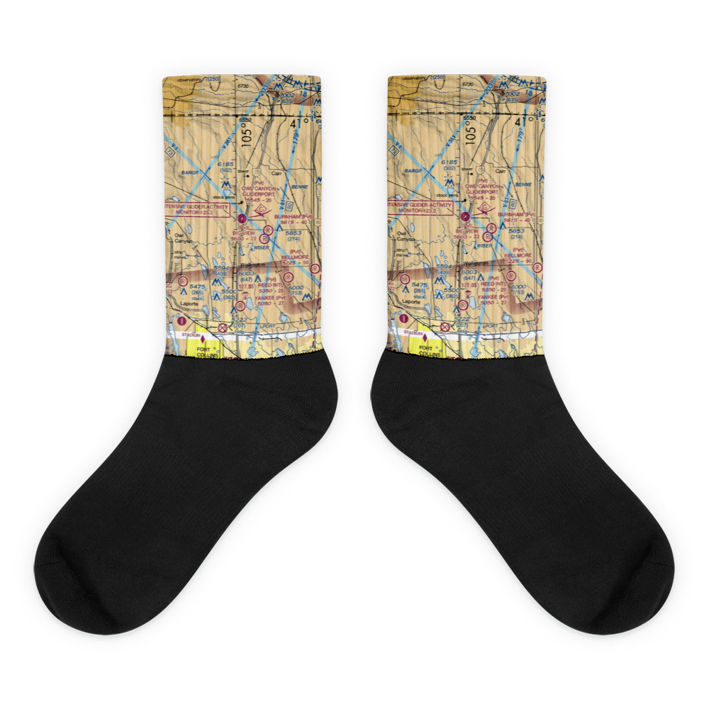 Owl Canyon Gliderport (4CO2) VFR Sectional Socks 