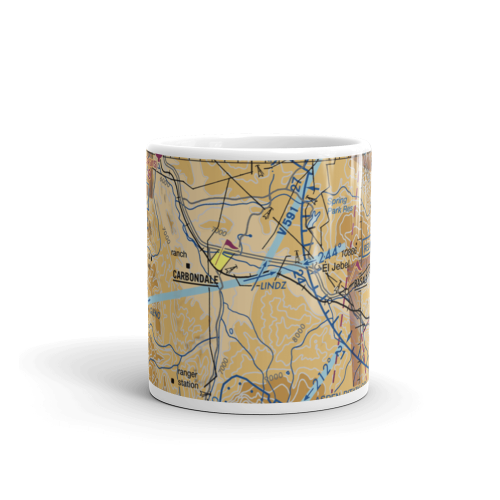 Glen-Aspen Airport (4CO0) VFR Sectional  Mug 