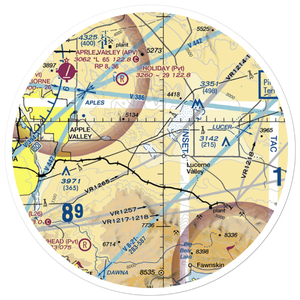 Rabbit Ranch Airport (4CL4) VFR Sectional Sticker (30 mile)