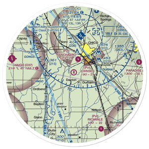 Johnsen Airport (4CA7) VFR Sectional Sticker (30 mile)
