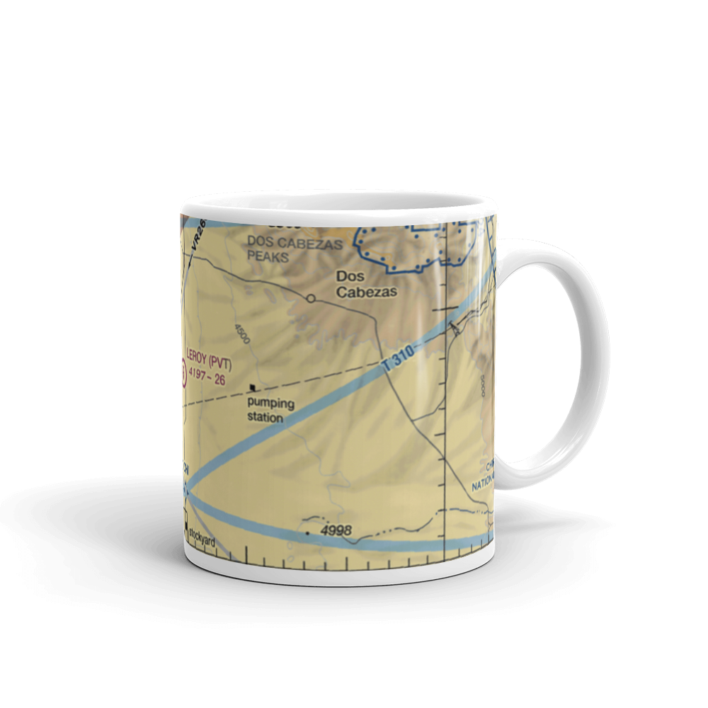 Leroy Airport (4AZ9) VFR Sectional  Mug 
