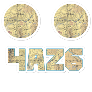 Parsons Field (4AZ6) VFR Sectional Sticker Pack