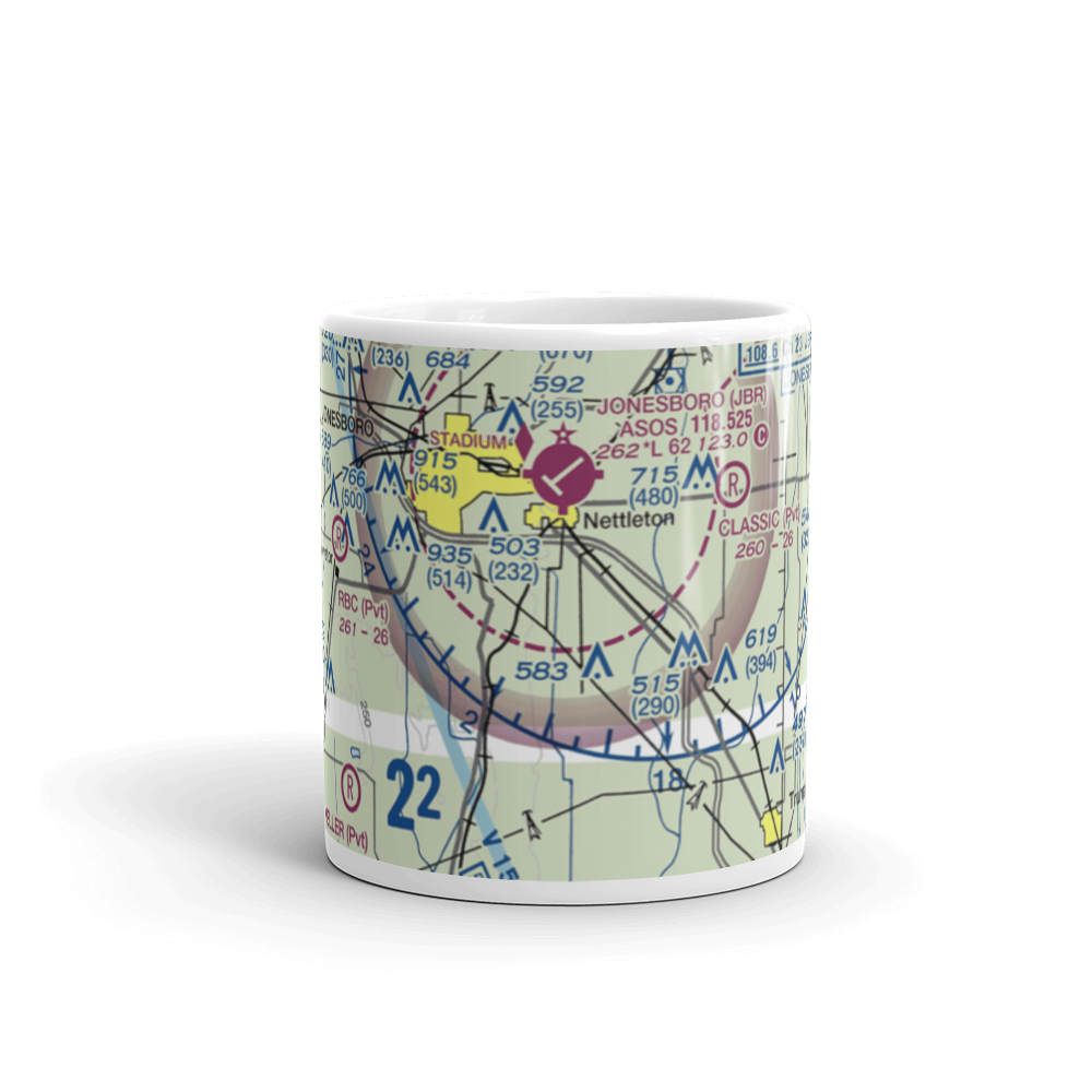 Scudder Airport (4AR9) VFR Sectional  Mug 