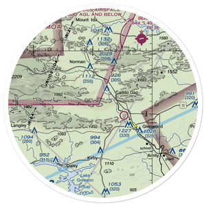Williams Ranch Airport (4AR6) VFR Sectional Sticker (30 mile)