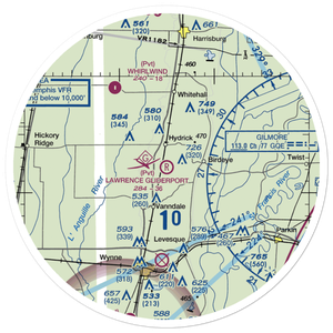 Lawrence Field (4AR5) VFR Sectional Sticker (30 mile)