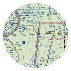 Reed-Joseph Land Co. Airport (4AR4) VFR Sectional Sticker (30 mile)