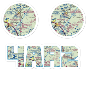 Red Oak Airport (4AR2) VFR Sectional Sticker Pack