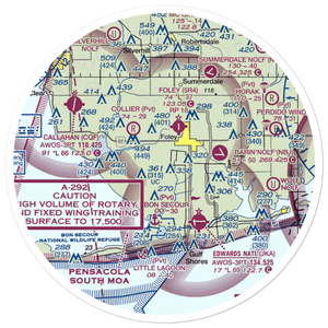 Irwin Farms Airport (4AL2) VFR Sectional Sticker (30 mile)