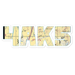 Mankomen Lake Airport (4AK5) VFR Sectional Sticker