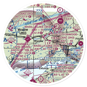 St John Homestead Airport (4AK2) VFR Sectional Sticker (20 mile)