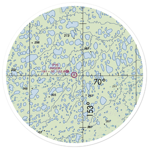 Inigok Airport (4AK1) VFR Sectional Sticker (30 mile)