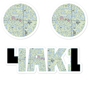 Inigok Airport (4AK1) VFR Sectional Sticker Pack