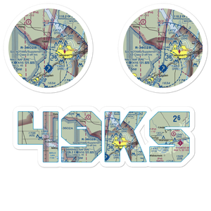 N & N Airport (49KS) VFR Sectional Sticker Pack
