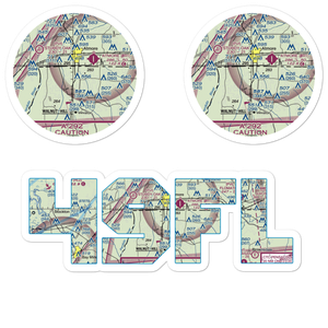 Mike's Ag Air Airport (49FL) VFR Sectional Sticker Pack