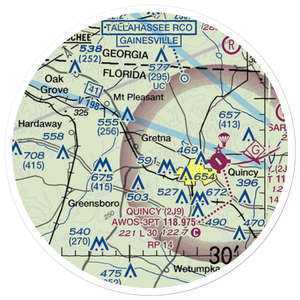 Watson Farm Airport (49FD) VFR Sectional Sticker (20 mile)