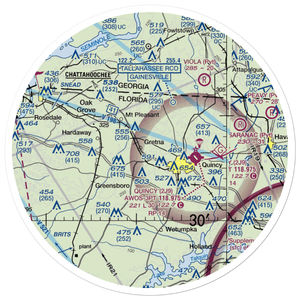 Watson Farm Airport (49FD) VFR Sectional Sticker (30 mile)