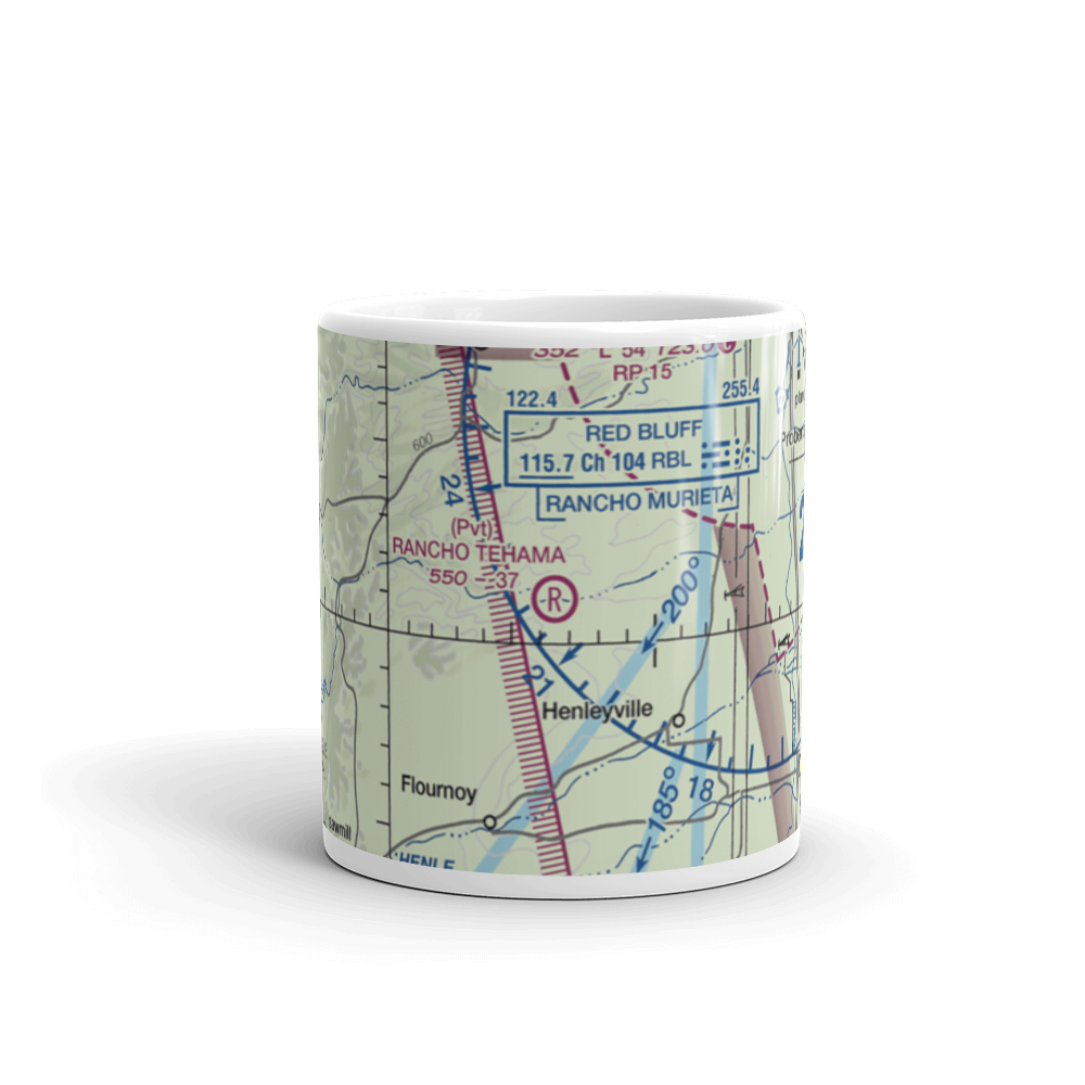 Rancho Tehama Airport (49CN) VFR Sectional  Mug 