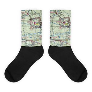 El Peco Ranch Airport (49CL) VFR Sectional Socks