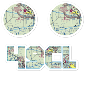 El Peco Ranch Airport (49CL) VFR Sectional Sticker Pack
