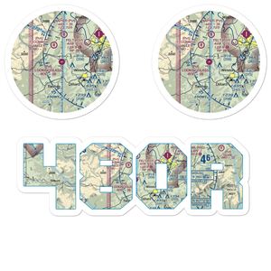 Lookingglass Airport (48OR) VFR Sectional Sticker Pack