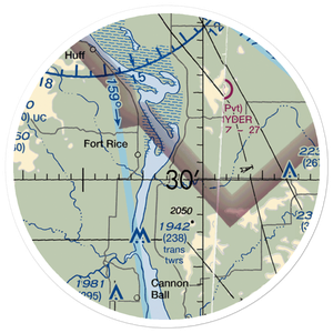 Schirmeister Private Airport (48ND) VFR Sectional Sticker (20 mile)