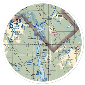 Schirmeister Private Airport (48ND) VFR Sectional Sticker (30 mile)