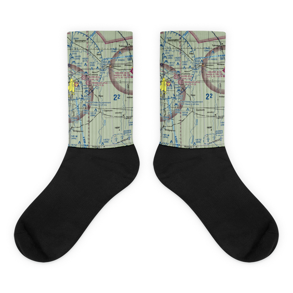 R F Roesner Airport (48KS) VFR Sectional Socks 