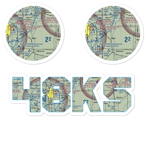 R F Roesner Airport (48KS) VFR Sectional Sticker Pack