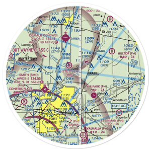 Cedar Creek Airport (48II) VFR Sectional Sticker (30 mile)