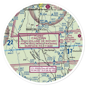 Mc Kinnon Airpark (48FL) VFR Sectional Sticker (30 mile)