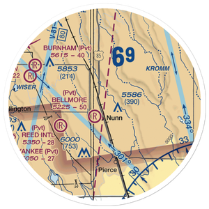 Shaull Farm Airstrip (48CO) VFR Sectional Sticker (20 mile)