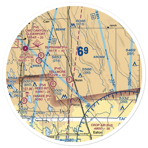 Shaull Farm Airstrip (48CO) VFR Sectional Sticker (30 mile)