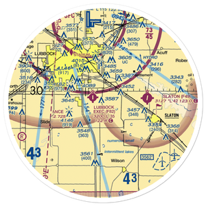 Bartos Farm Airport (47XS) VFR Sectional Sticker (30 mile)