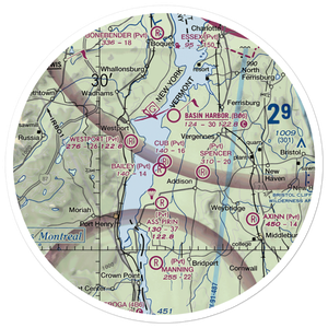 Cub Field (47VT) VFR Sectional Sticker (30 mile)