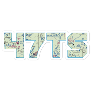 Hensarling Airport (47TS) VFR Sectional Sticker