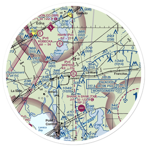 Whites Airport (47TE) VFR Sectional Sticker (30 mile)