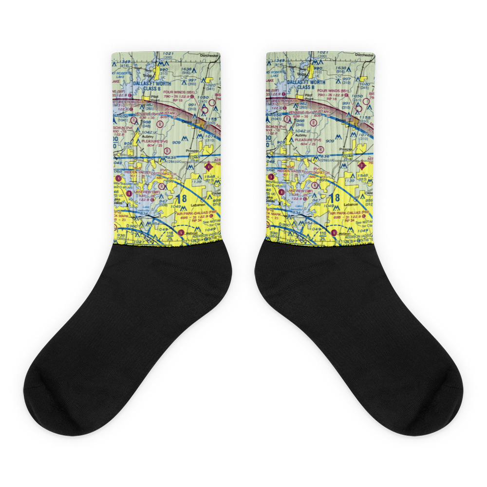 Pleasure Field (47TA) VFR Sectional Socks 