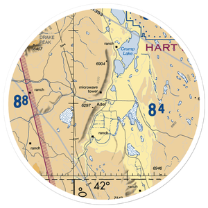 Mc Ranch Airport (47OR) VFR Sectional Sticker (30 mile)