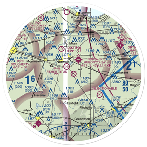 Chapin Airport (47OH) VFR Sectional Sticker (30 mile)