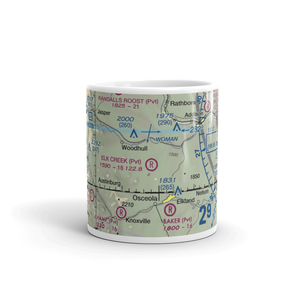 Elk Creek Airport (47NY) VFR Sectional  Mug 