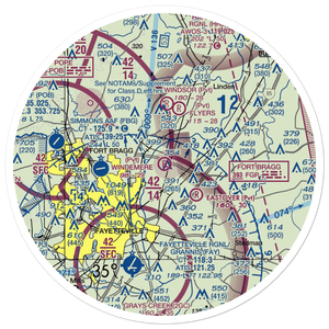 Windemere Airport (47NC) VFR Sectional Sticker (30 mile)