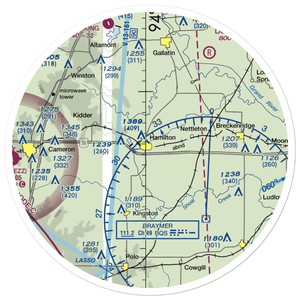 Cliff Scott Airport (47MO) VFR Sectional Sticker (30 mile)