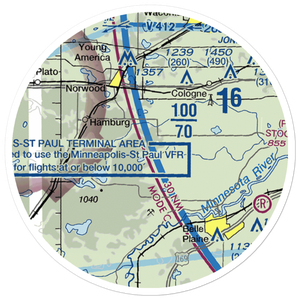 Sons Private-Commercial Airport (47MN) VFR Sectional Sticker (20 mile)
