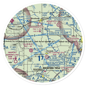 Flying Z Ranch Airport (47IS) VFR Sectional Sticker (30 mile)