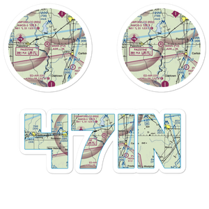 Mann Airport (47IN) VFR Sectional Sticker Pack
