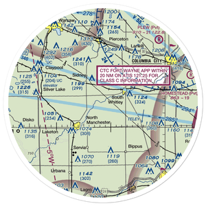 Westrick Airport (47II) VFR Sectional Sticker (30 mile)